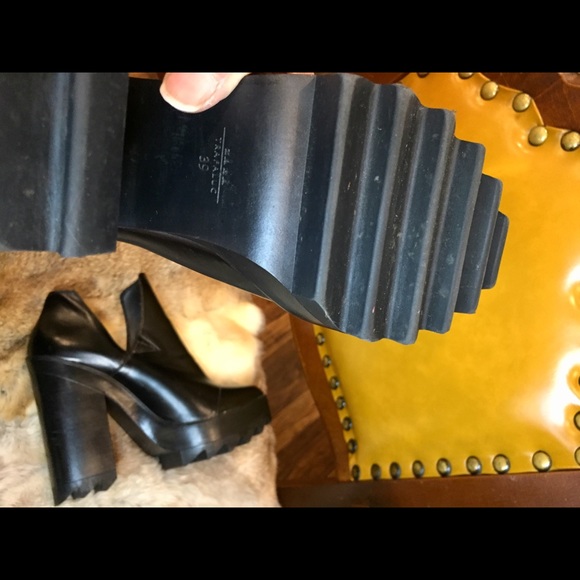 Zara black Trafalug platforms - Picture 2 of 4